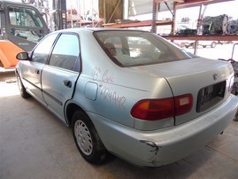 1993 Honda Civic LX Green Sedan 1.5L AT #A24942
